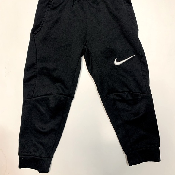 Black Nike Dry Fit Joggers, Size 4T - Picture 1 of 4